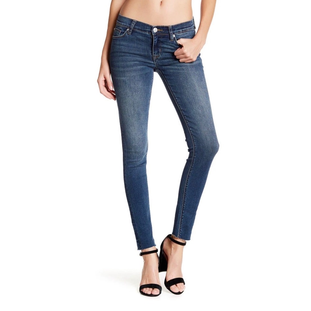 Hudson Los Angeles Krista Super Skinny Jeans Medium Wash Blue Denim 31